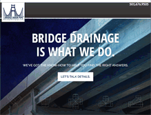 Tablet Screenshot of bridgedrainpipe.com
